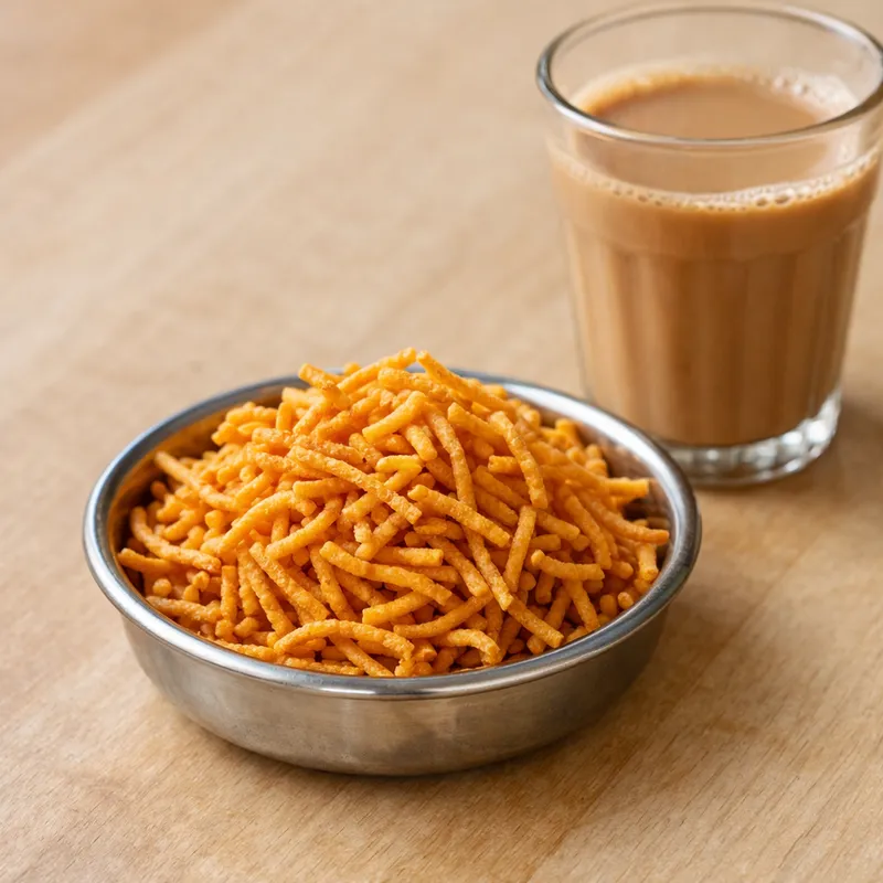 Aloo Bhujia (Namkeen) — 1 small bowl (30 g)