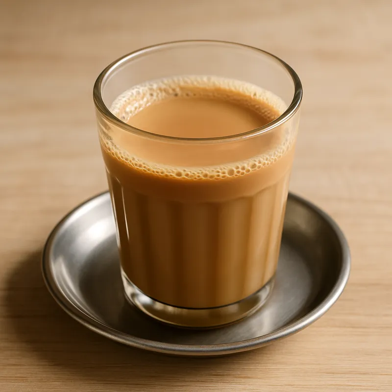 Chai (Milk Tea) — 1 cup (with 2 tsp sugar)