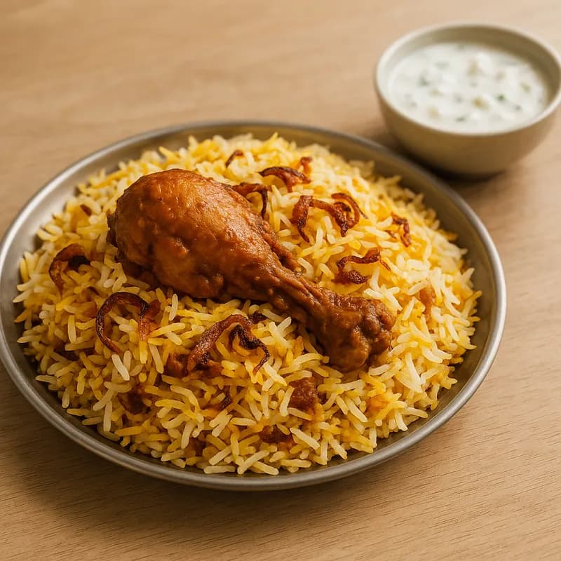 Chicken Biryani — 1 medium plate
