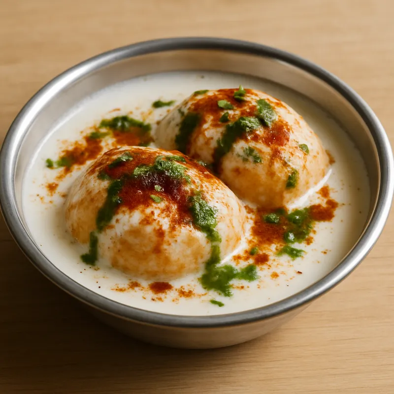 Dahi Vada — 2 vadas with yogurt