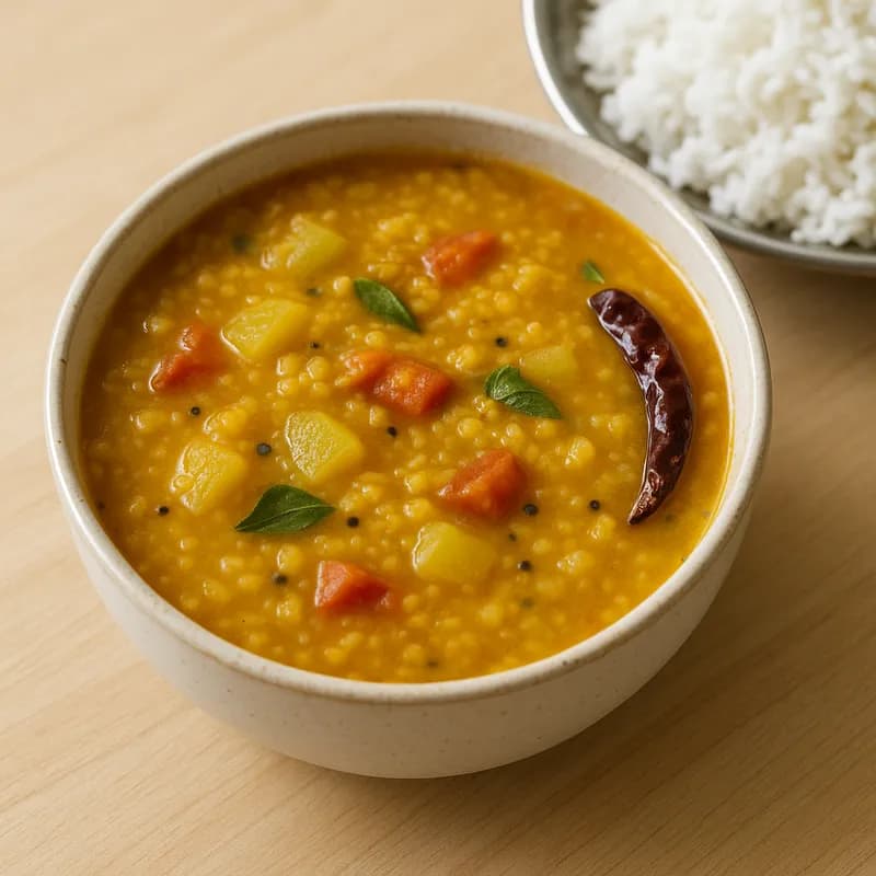 Dosakaya Pappu — 1 bowl