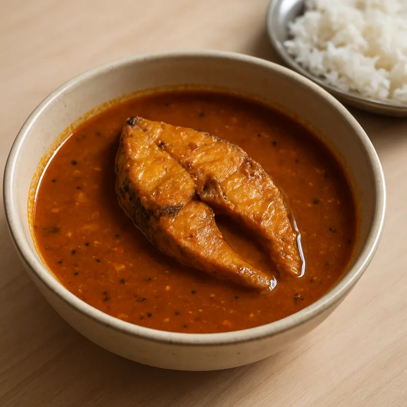 Fish Curry — 1 medium bowl (1 piece with gravy)