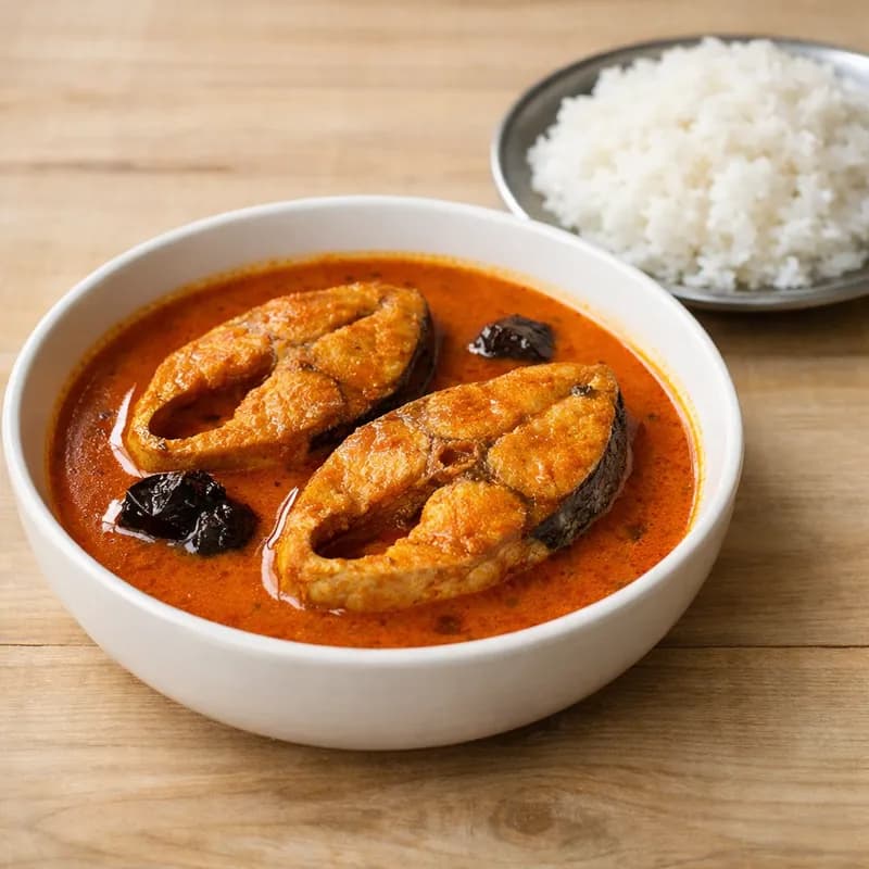 Goan Fish Curry (Xitt Kodi) — 1 bowl (2 pieces with gravy)