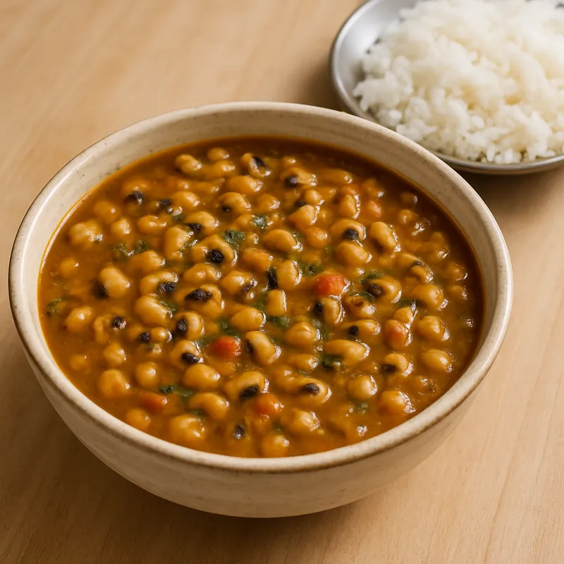 Black-Eyed Peas (Lobia) — 1 medium bowl (cooked)