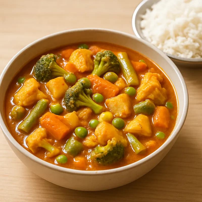 Mixed Vegetable Curry — 1 medium bowl