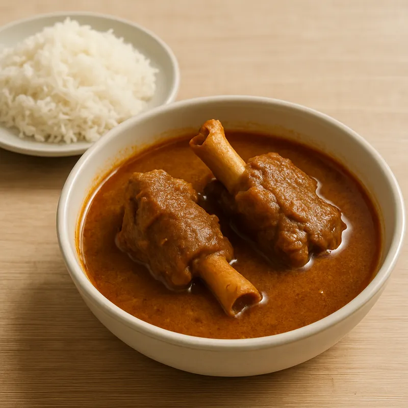 Mutton Curry — 1 medium bowl (2 pieces with gravy)