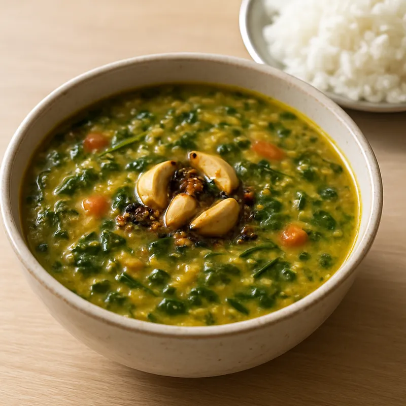 Palakura Pappu — 1 bowl
