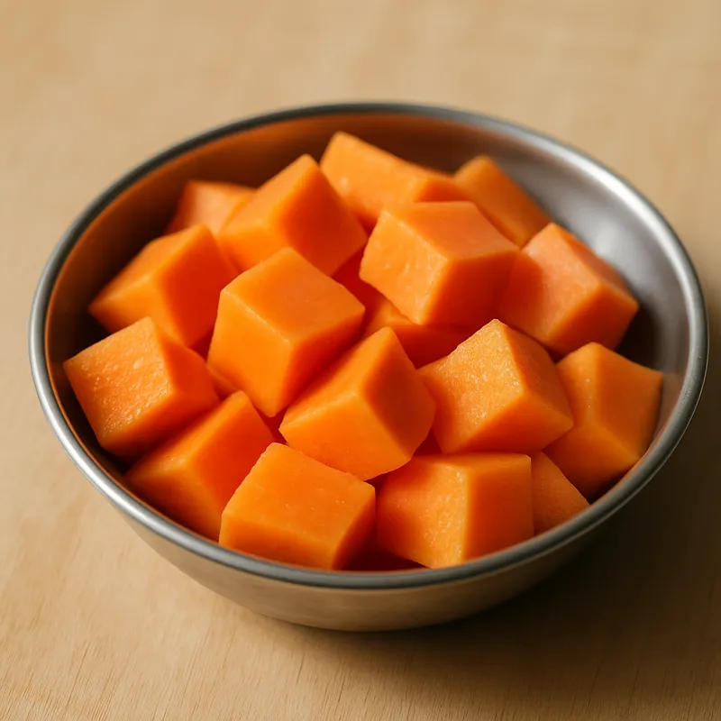 Papaya — 1 medium bowl (cubed)
