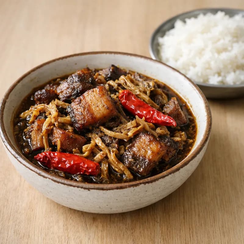 Pork with Bamboo Shoot (Naga Style) — 1 bowl