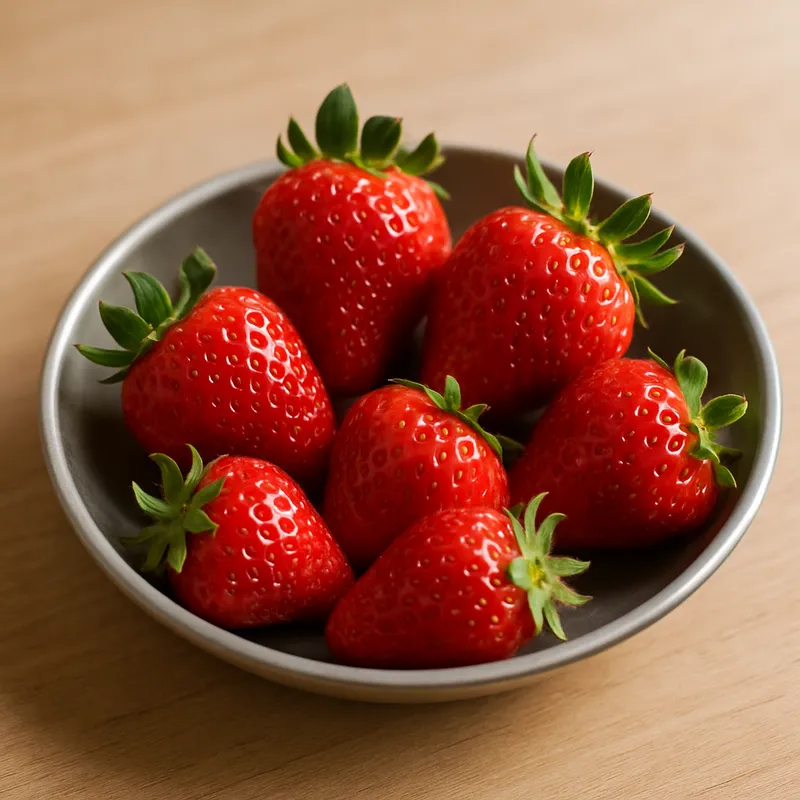 Strawberry — about 7 medium berries