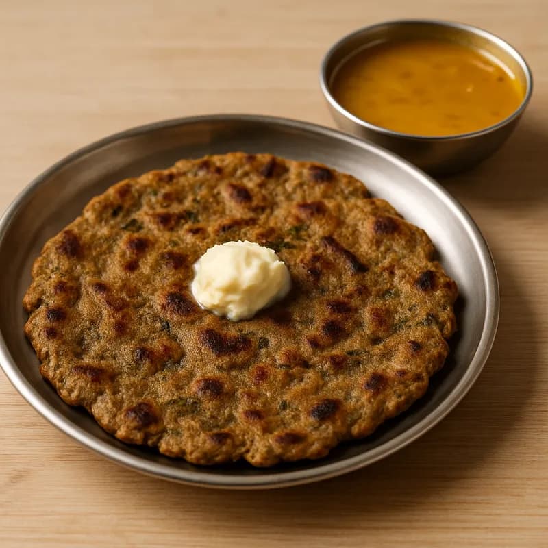 Thalipeeth — 1 medium thalipeeth