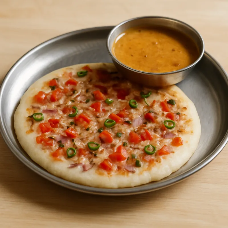 Uttapam — 1 medium uttapam with toppings